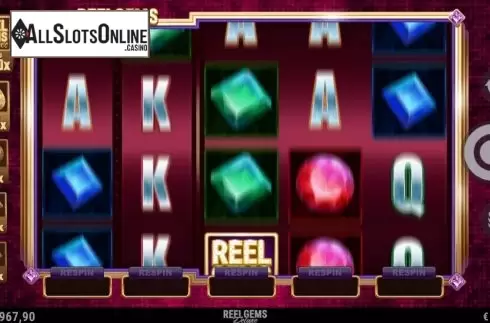 Feature Screen 1. Reel Gems Deluxe from Alchemy Gaming