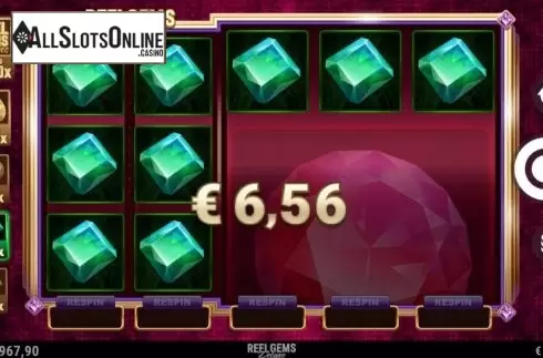 Feature Screen 2. Reel Gems Deluxe from Alchemy Gaming
