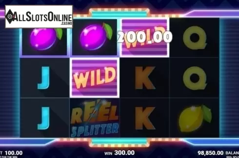 Win Screen 2. Reel Splitter from JustForTheWin