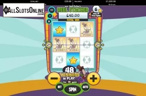 Win Screen . Reel Stacker from Probability Jones