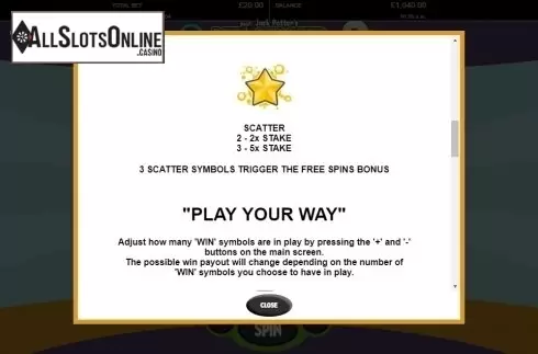Paytable 3. Reel Stacker from Probability Jones