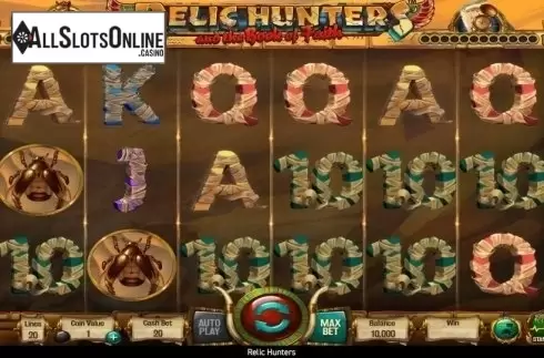 Reel Screen. Relic Hunters from Wazdan