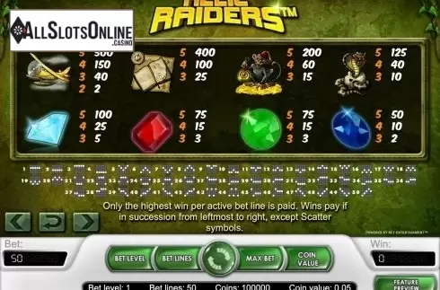 Screen4. Relic Raiders from NetEnt