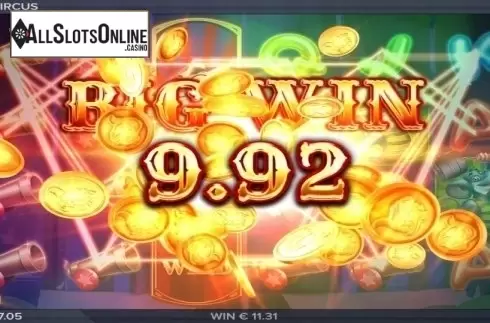 Big Win. Respin Circus from ELK Studios