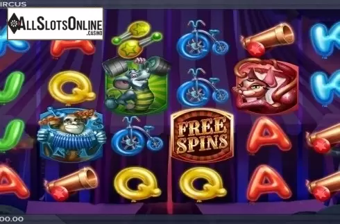 Reel Screen. Respin Circus from ELK Studios