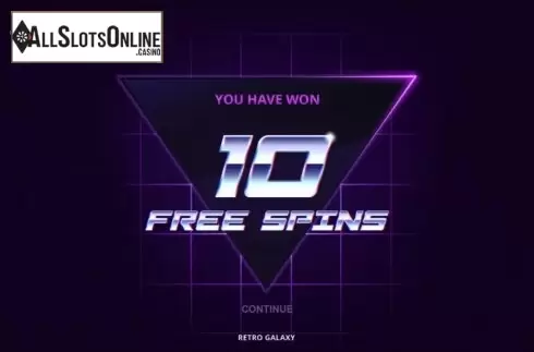 Free Spins 1. Retro Galaxy from Half Pixel Studio