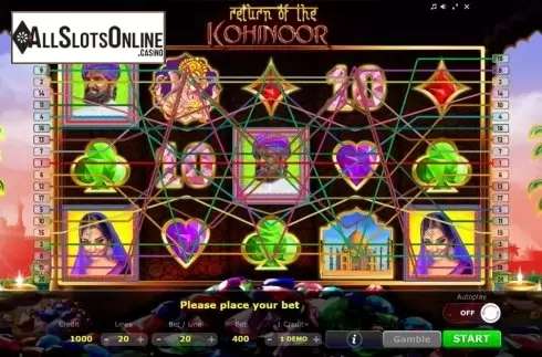 Reel Screen. Return of the Kohinoor from Five Men Games