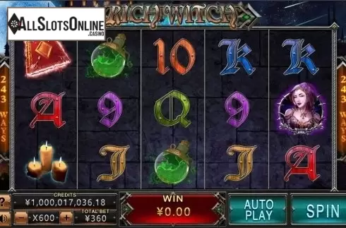 Reel Screen. Rich Witch from CQ9Gaming
