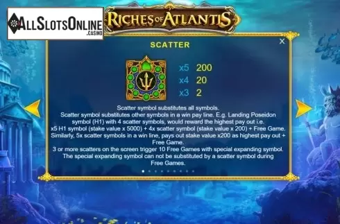 Features 1. Riches of Atlantis (Markor Technology) from Markor Technology