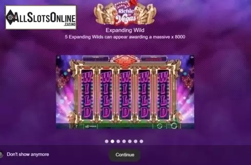 Start Screen. Richie in Vegas from IronDog