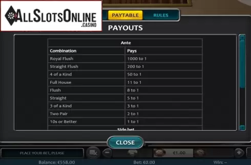 Info. Ride'm Poker (Nucleus Gaming) from Nucleus Gaming