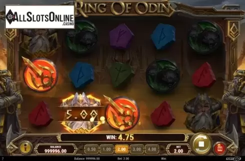 Win Screen 1. Ring of Odin from Play'n Go