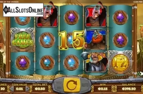 Win screen 1. Rise Of The Vikings from Leander Games