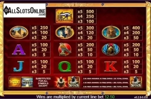 Screen2. Rise of Anubis from Inspired Gaming