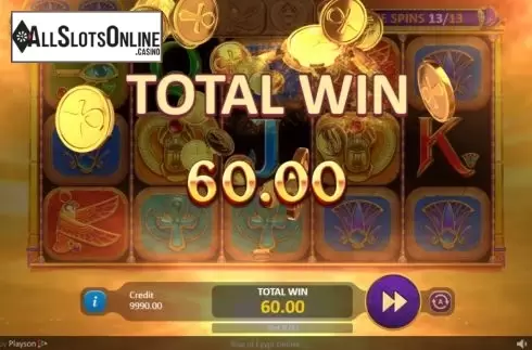 Total Win. Rise of Egypt Deluxe from Playson