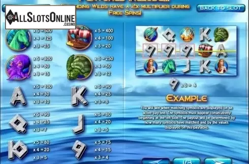 Screen2. Rise of Poseidon from Rival Gaming