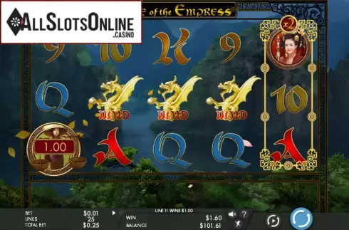 Win screen. Rise of the Empress from Genesis