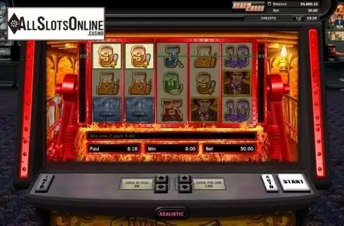 Win screen. Riverboat Gambler from Realistic
