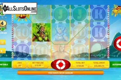 Win screen 2. Road to Rio from The Games Company