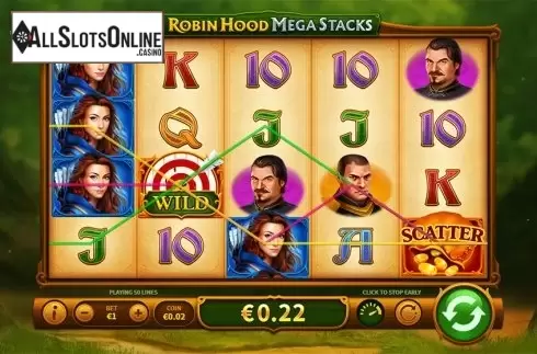 Game workflow . Robin Hood Mega Stacks from Skywind Group