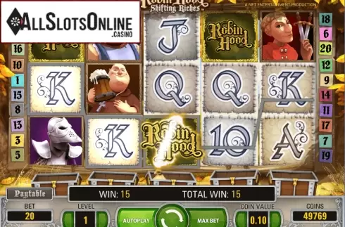 Screen4. Robin Hood: Shifting Riches from NetEnt