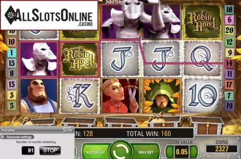 Screen5. Robin Hood: Shifting Riches from NetEnt
