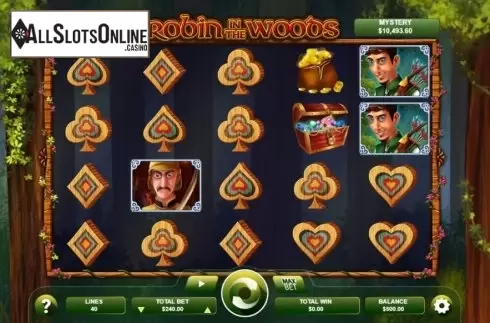 Reel screen. Robin in the Woods (Arrows Edge) from Arrows Edge