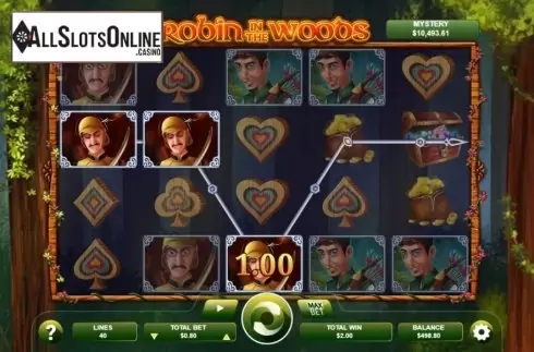 Win screen 1. Robin in the Woods (Arrows Edge) from Arrows Edge