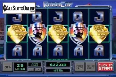 Screen 6. RoboCop from Playtech