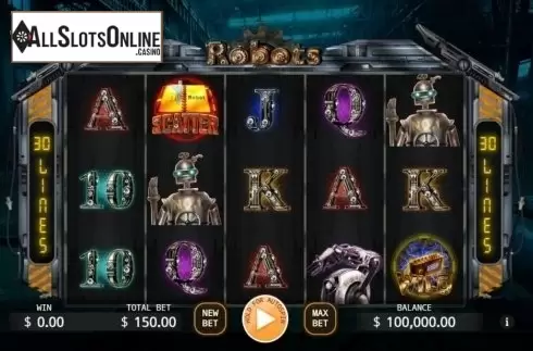 Reel Screen. Robots (KA Gaming) from KA Gaming
