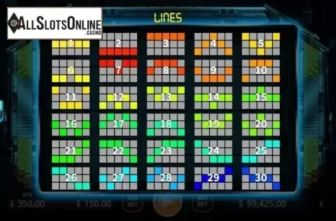Paylines. Robots (KA Gaming) from KA Gaming