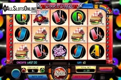 Scatter screen. Rock n Rolls from MultiSlot