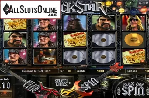 Reels. RockStar from Betsoft