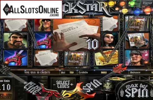 Reels. RockStar from Betsoft