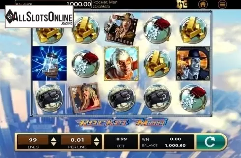 Reel Screen. Rocket Man (High 5 Games) from High 5 Games