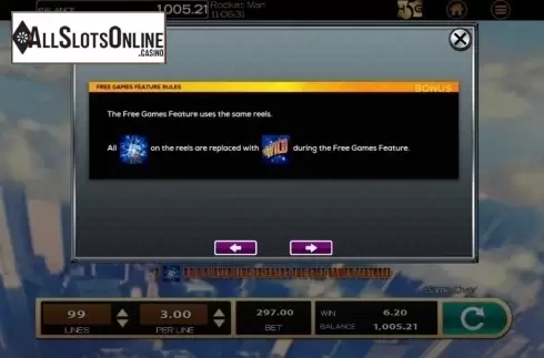 Info 3. Rocket Man (High 5 Games) from High 5 Games