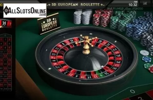 Game Screen 2. 3D European Roulette (IronDog) from IronDog