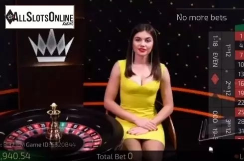 Game Screen Mobile. Roulette Live Casino (Ezugi) from Ezugi