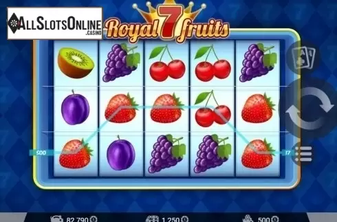 Screen5. Royal 7 Fruits from MrSlotty