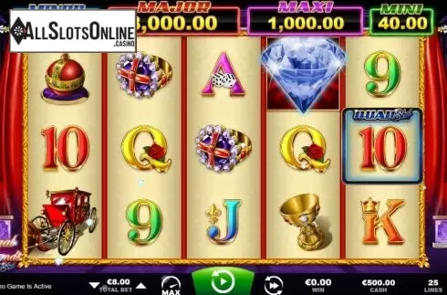 Real Screen. Royal Diamonds from Ainsworth