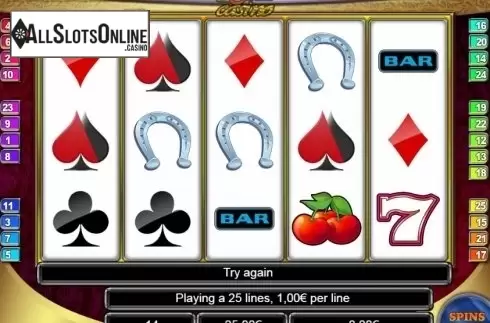 Free Spins screen. Royal Fabulous Casino from R. Franco