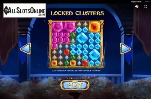 Locked Clusters. Royal Gems (Red Tiger) from Red Tiger