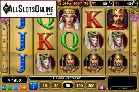 Screen6. Royal Secrets from EGT