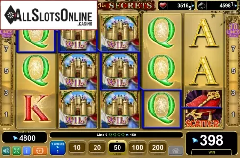 Screen7. Royal Secrets from EGT