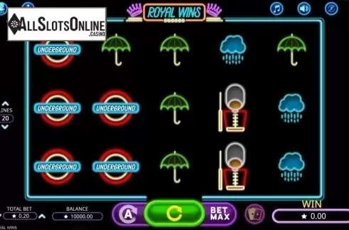Screen4. Royal Wins from Booming Games