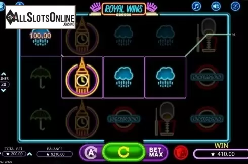 Win. Royal Wins from Booming Games