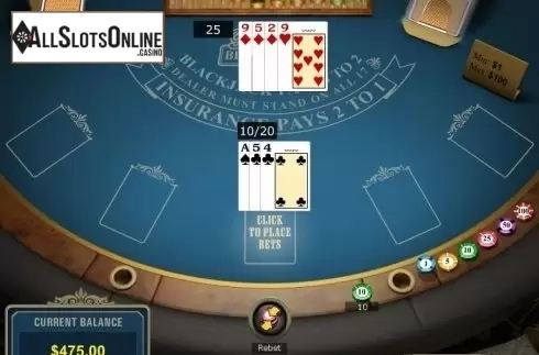 Win Screen . Royale Blackjack from Pragmatic Play