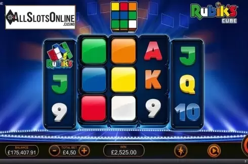 Reel Screen. Rubik's Cube from Ash Gaming