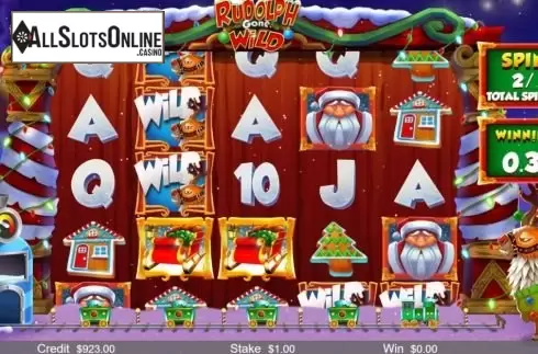 Free Spins 2. Rudolph Gone Wild from NextGen