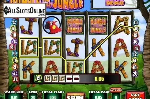 Screen 1. Rumble in the Jungle from Mazooma